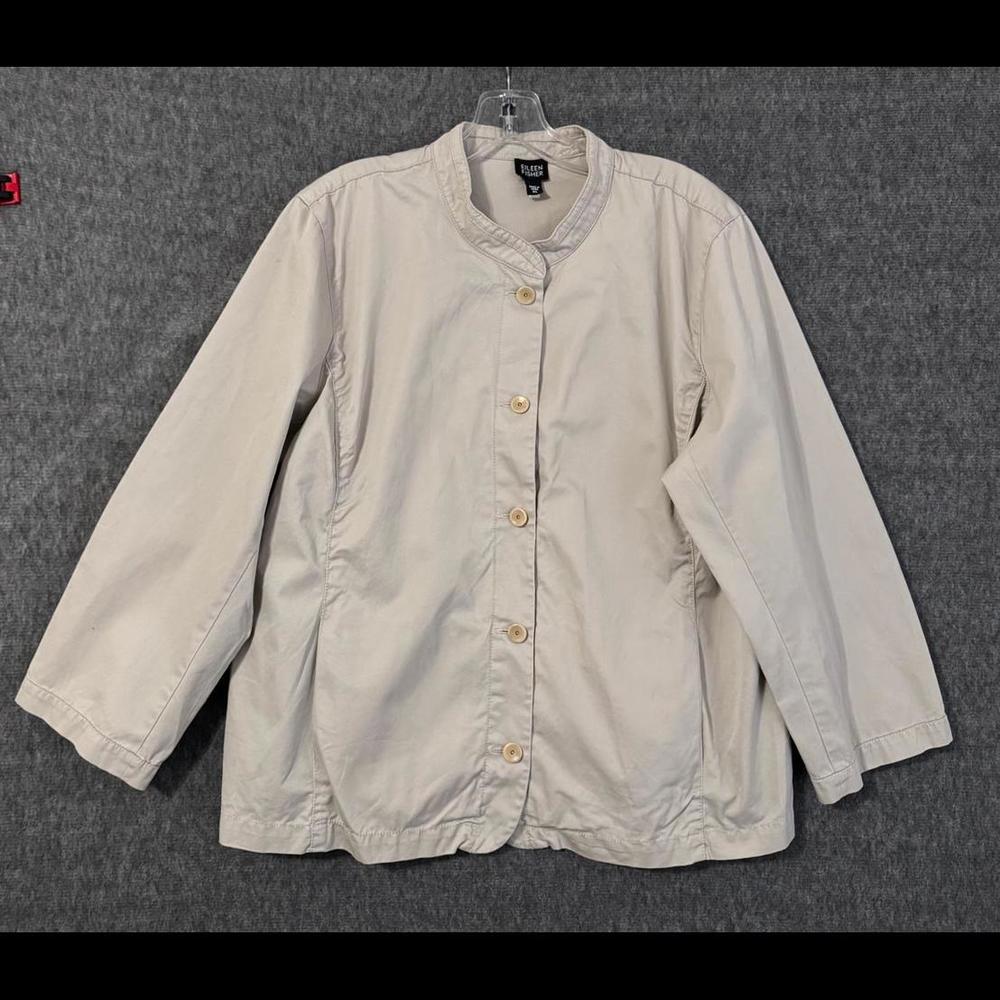 Classic Beige Button-Up Jacket